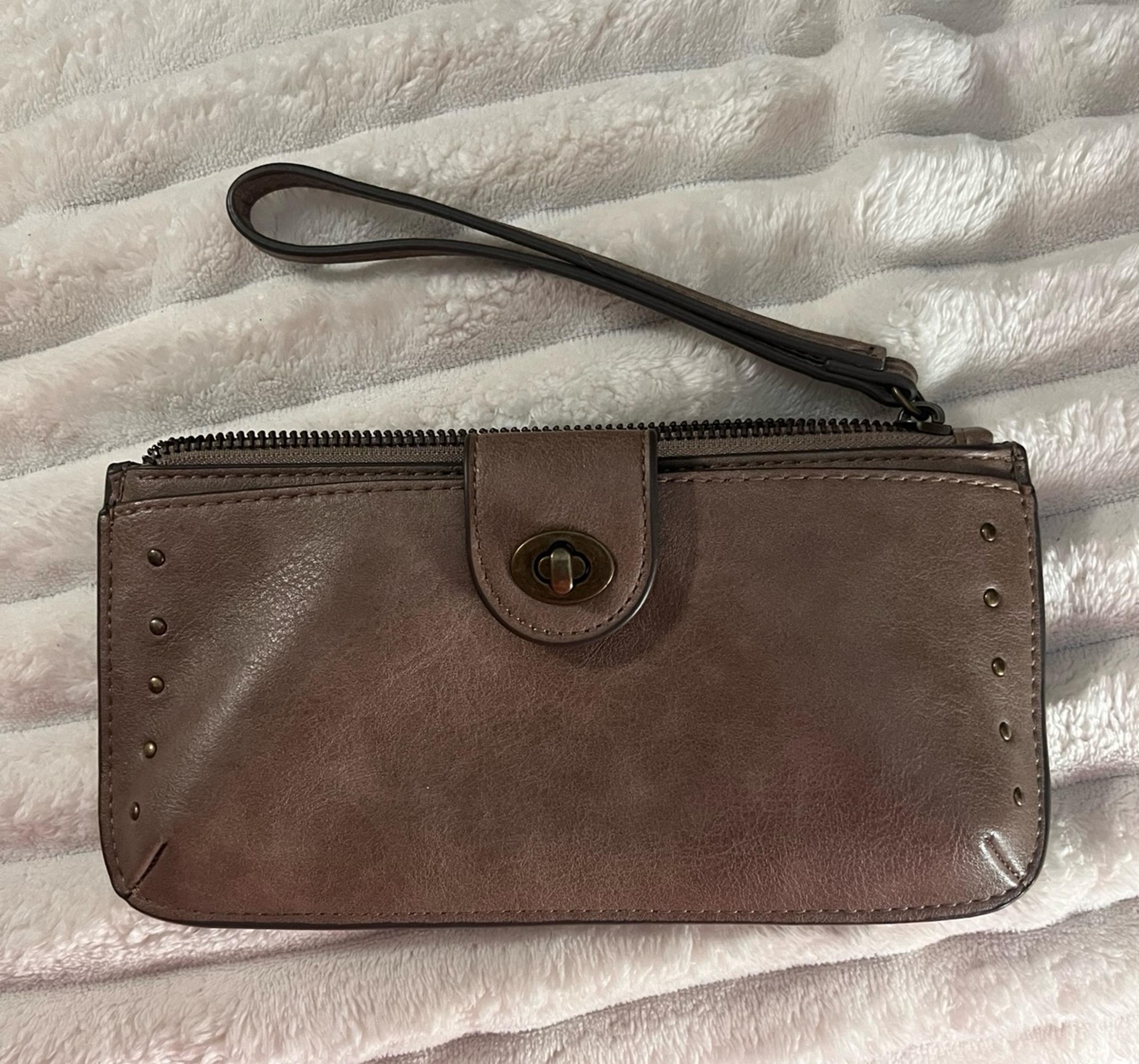 Maurice’s Multifunction Women’s Wristlet Wallet Brown