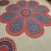 Vintage Hand Loomed Coverlet Bedspread 84x92 Fringe