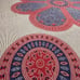 Vintage Hand Loomed Coverlet Bedspread 84x92 Fringe