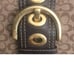 Coach wallet, tan and brown in color, gold tone hardware good condition. Measure