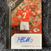 Harrison Butker 2023 Panini Limited Ink silver autographs