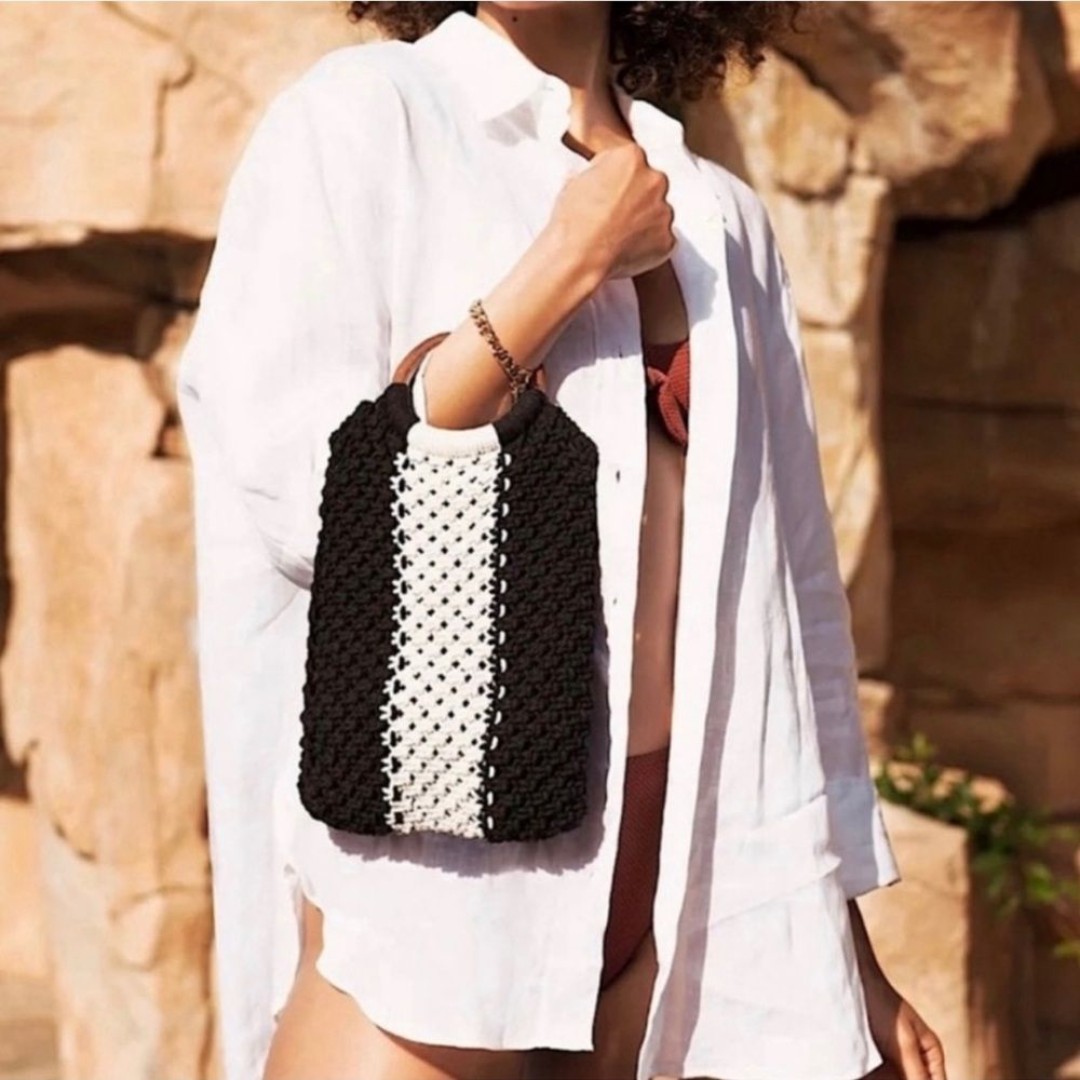 Laude The Label Gabby Mini Macrame Bag