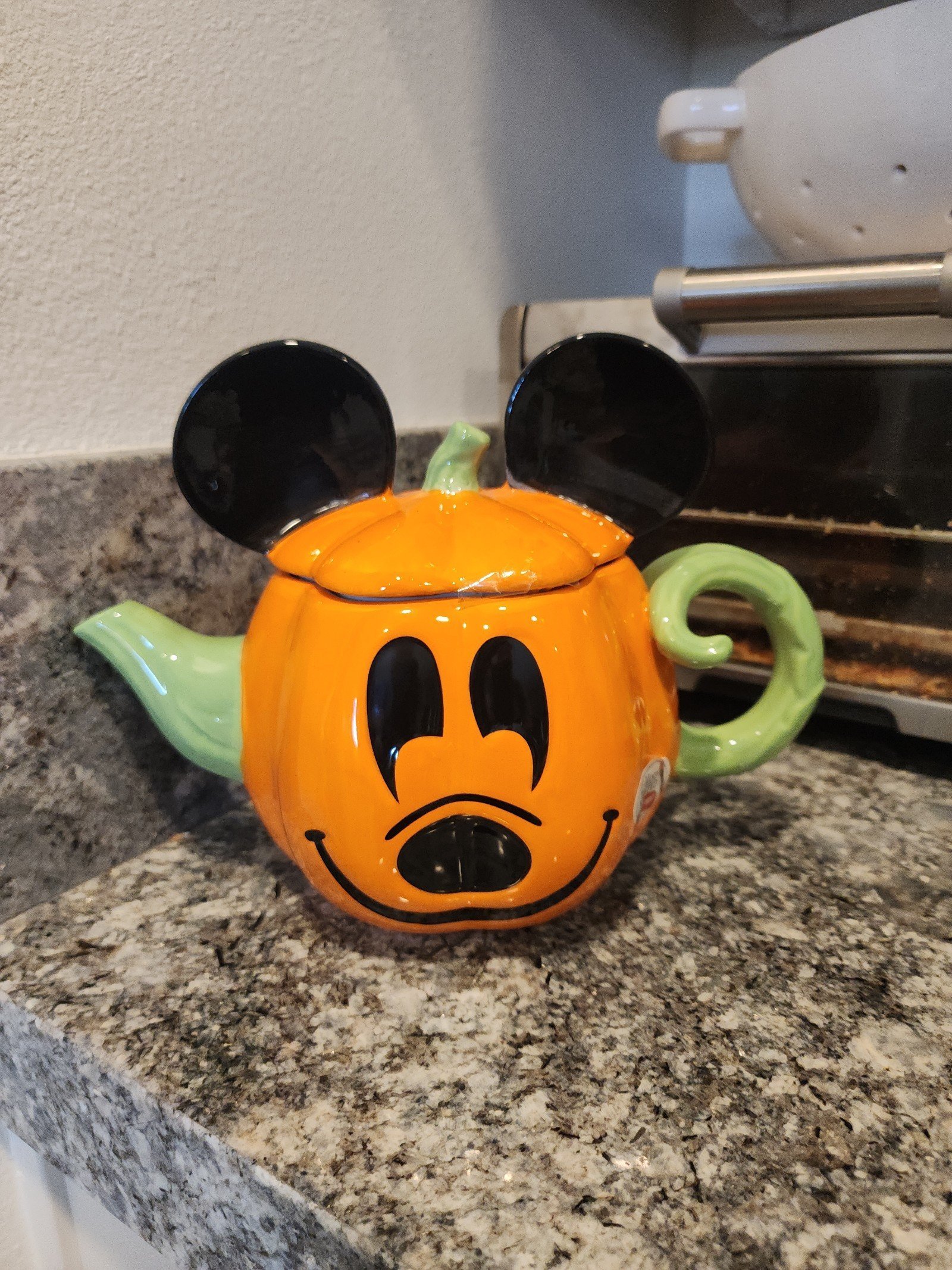 Halloween Mickey Mouse Pumpkin Teapot