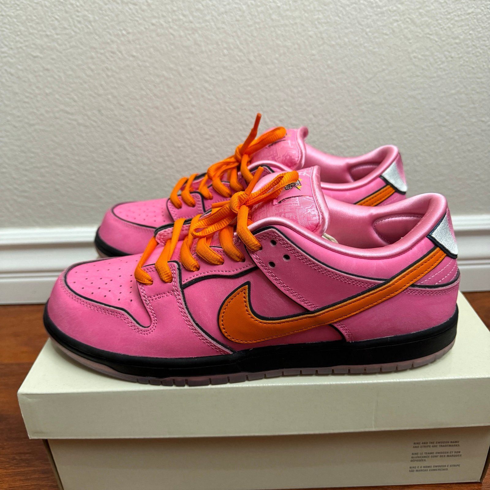 The Powerpuff Girls x Dunk Low Pro SB Blossom Size 11
