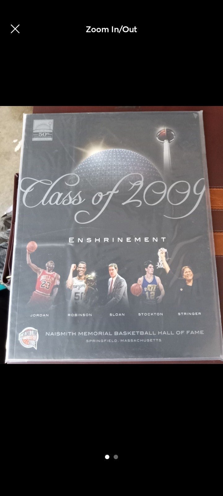 Class of 2009 Basketball Enshrinement Michael Jordan Bundle