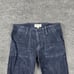 Nili Lotan Jenna Corduroy Clover Blue Cutoff Cotton Pant Size 0 Women's