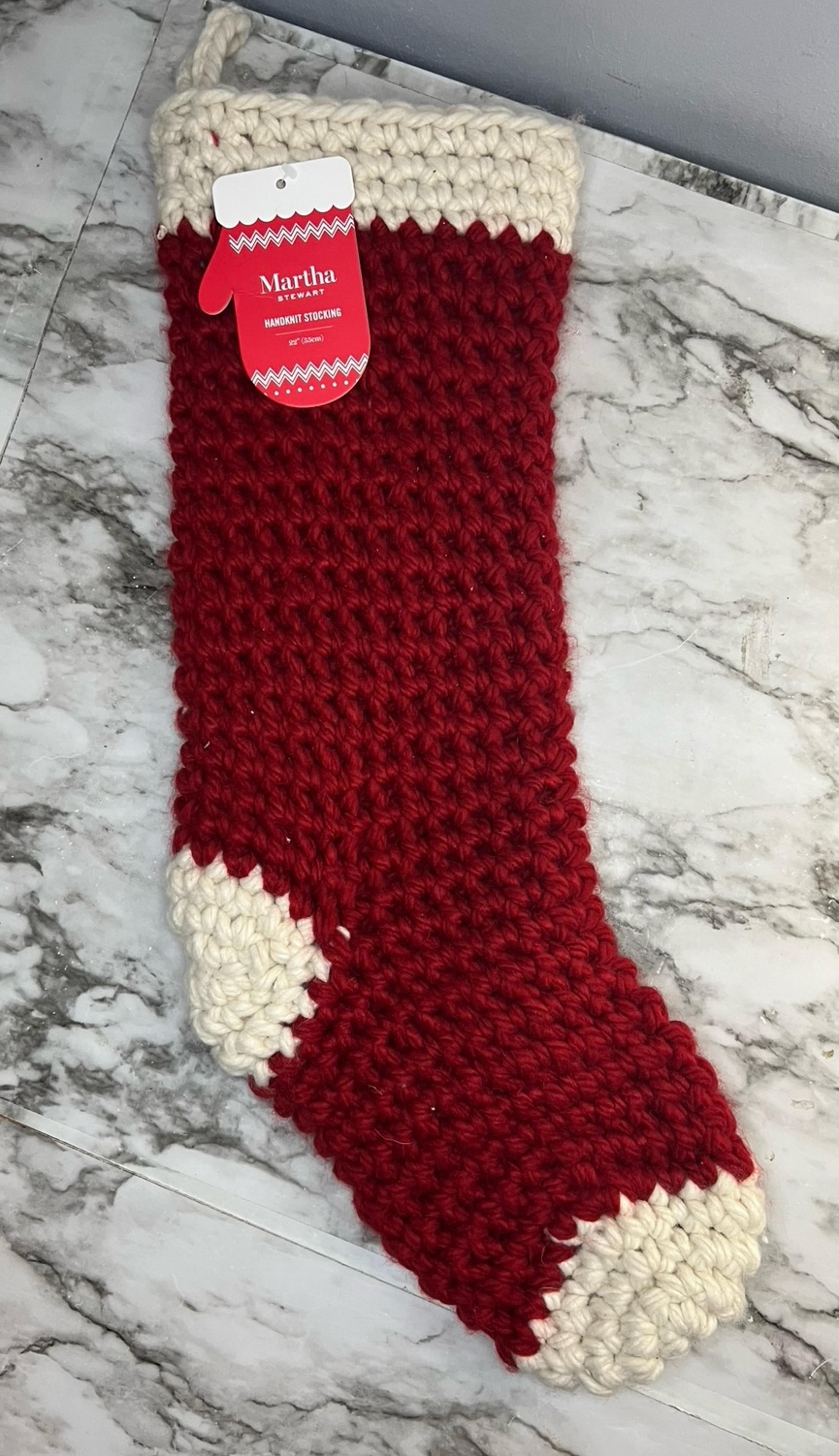 Martha Stewart Christmas stocking BNWT ships same day!