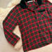 Victoria Secret Country Vintage Plaid Tartan Velvet Pajama Top Small