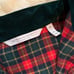 Victoria Secret Country Vintage Plaid Tartan Velvet Pajama Top Small