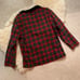 Victoria Secret Country Vintage Plaid Tartan Velvet Pajama Top Small