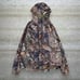 Vintage Advantage Hunting Camo Jacket Polyester Full Zip Mesh Lined Woodland 90s