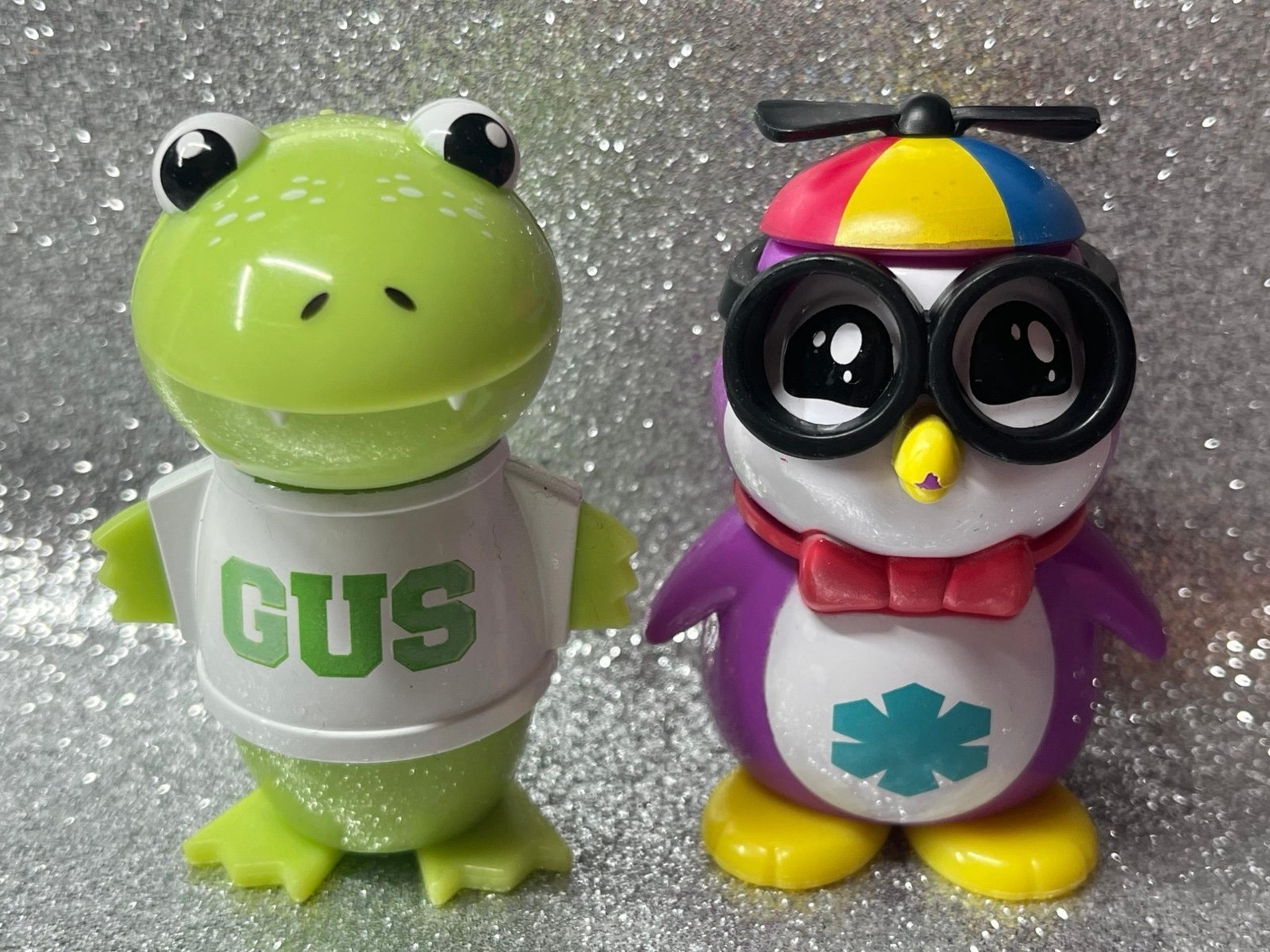 Ryan’s World Peck Penguin & Gus Gator  2.5" Pocket Action Figures.-#1