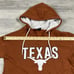 Texas Longhorns Colosseum Womens Small Tunic Pullover V-Neck Hoodie Texas Orange