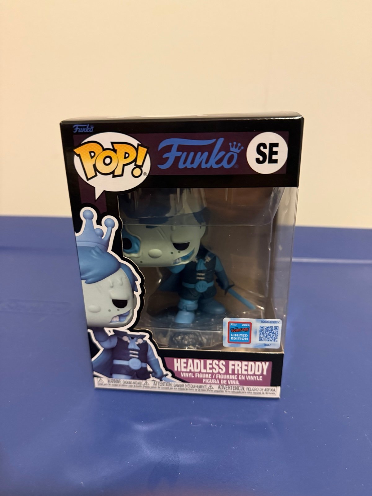 Funko Pop! Headless Freddy Funko NYCC 2024 LE Official Con Sticker w/ Protector