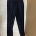 Ralph Lauren Men's Black Classic-Fit Wool Trousers Pants 35W 34L