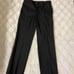 Ralph Lauren Men's Black Classic-Fit Wool Trousers Pants 35W 34L