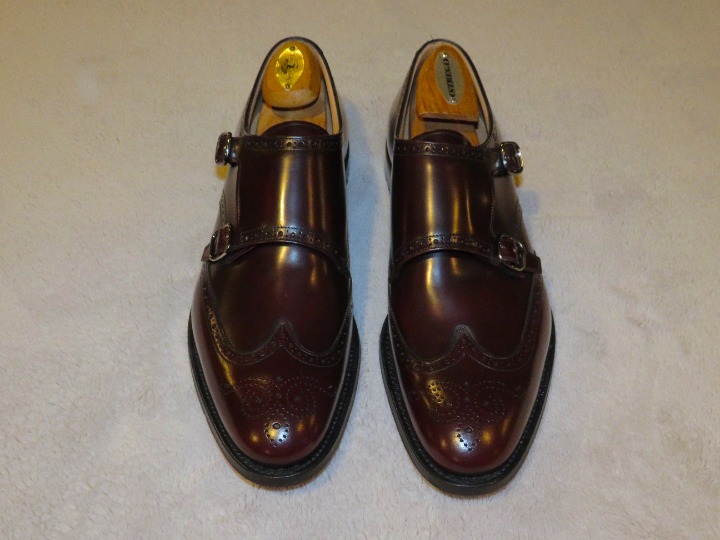 Church's Chicago Burgundy Polished Binder Brogue Monk Loafer 9F NWB 1250