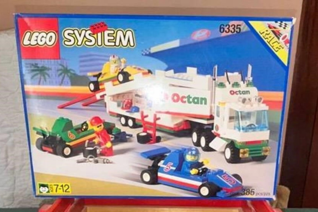 LEGO 6335 System OCTAN Indy Transport Vintage 1996 Set Manual complete open box