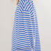 Free People classic striped oversized crewneck