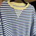 Free People classic striped oversized crewneck