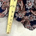 Garnet hill midi skirt womens small blue paisley pull on pockets boho hippie