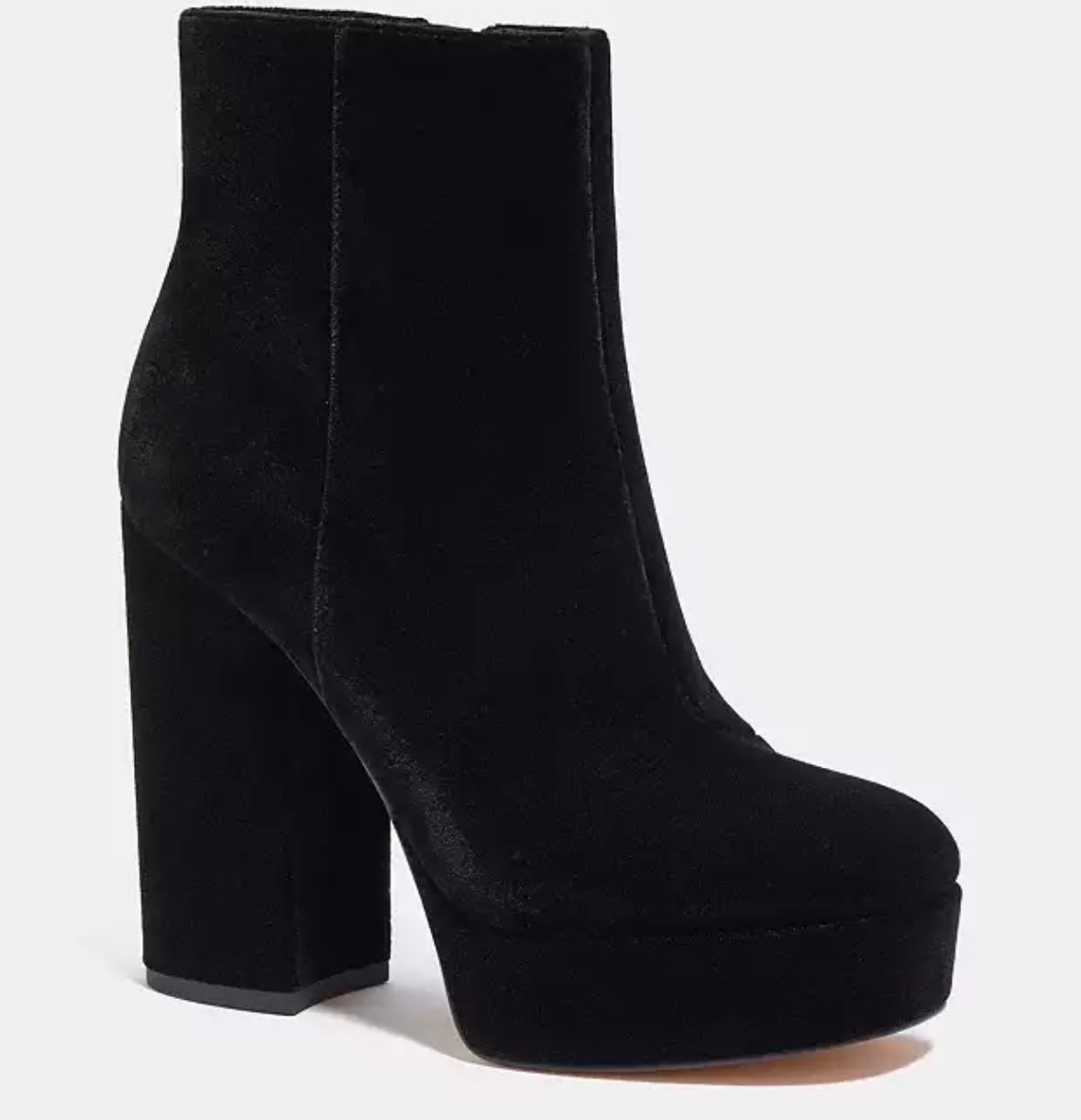 Coach Iona Velvet Bootie in Black