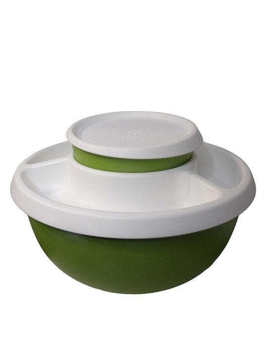 Blossom Bowl Party Tray Condiment Server from Tupperware's Essentials Party Set
