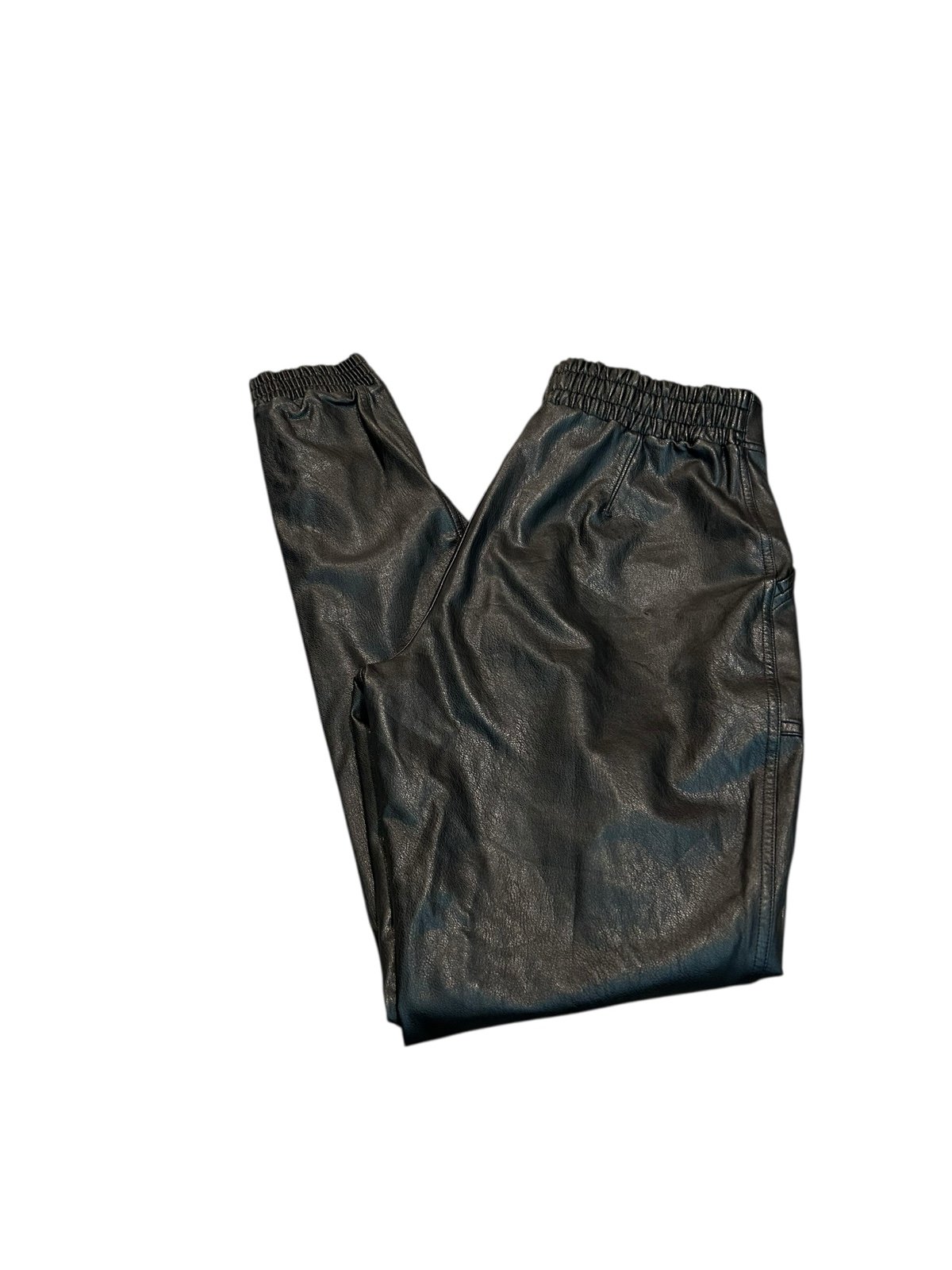 SPANX leather-like jogger pants