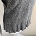 James Perse Wool Cashmere Turtleneck size 0 Gray Chunky Knit Ribbed Soft