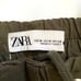 Zara The Relaxed Daily Pant Olive Size Medium NWT Relaxed Mid Waist B16
