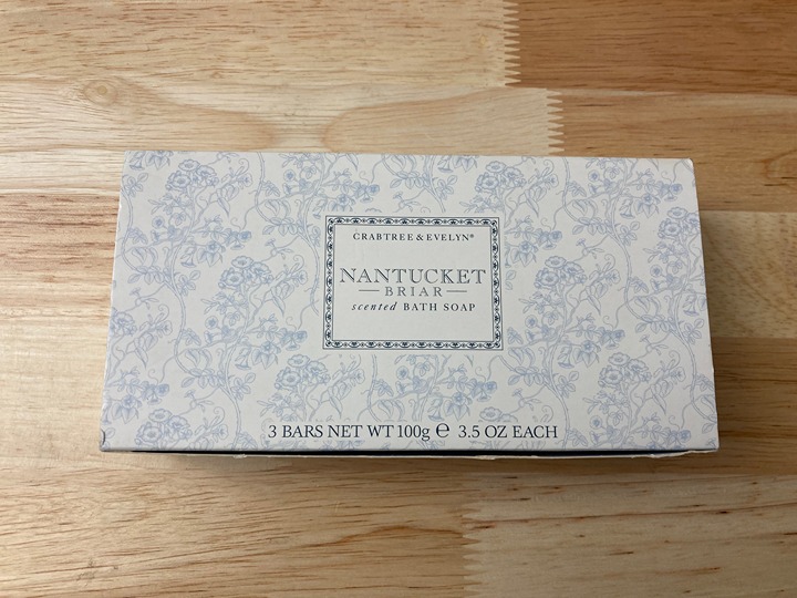Crabtree & Evelyn Nantucket Briar Scented Bath Soap 3 Bars 3.5 oz (New in Box)