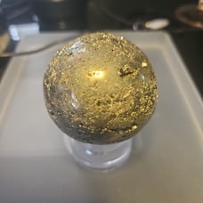 Large pyrite sphere