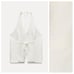 NWOT. Zara White Linen Blend Halter Top with Tie Detail. Size XS.