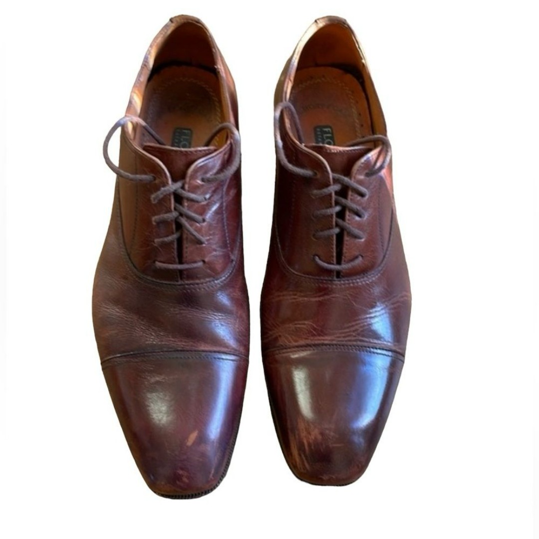 Florsheim Casablanca Cap Toe Oxford Dress shoe Cognac Brown Men’s Size 9D