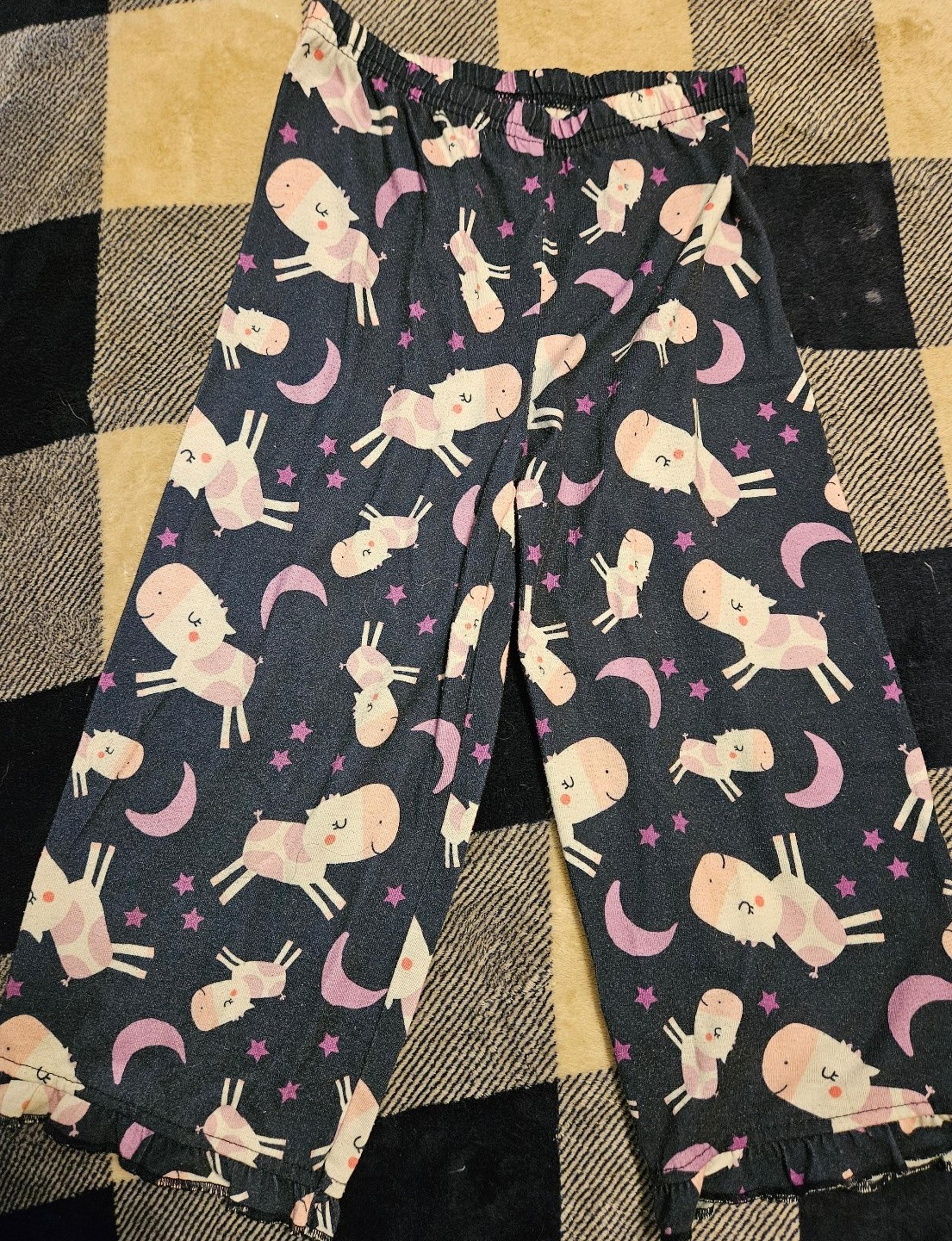 Carter's girls cow pajama pants