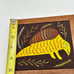 Kuna Tribe Mola Embroidery Bird& Armadillo Textile Vintage Framed