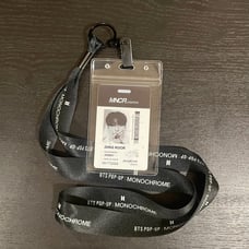 BTS Monochrome Pop Up - Jungkook Lanyard