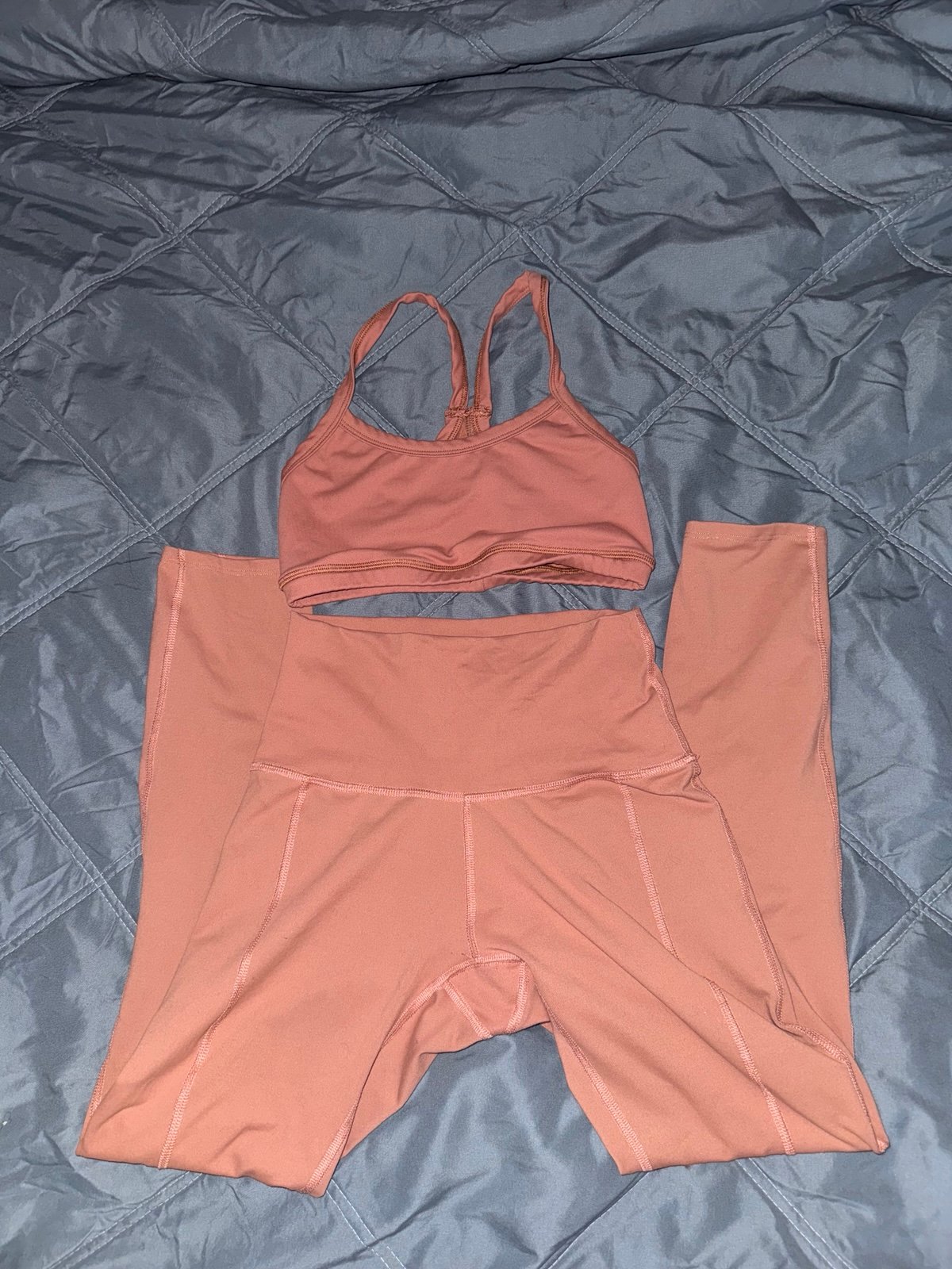 Morgan Stewart primrose leggings and sports bra