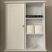 Medicine Cabinet with Door and 3 Open Shelves