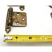 Lot 16 Amerock 7139 Hinges w/ Screws Ant Satin Brass Self Close Variable Overlay