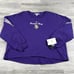 Women's 2XL WEAR by Erin Andrews Purple Minnesota Vikings Cropped Hoodie NWT