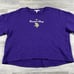 Women's 2XL WEAR by Erin Andrews Purple Minnesota Vikings Cropped Hoodie NWT