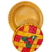 Vintage Ceramic Cherry Pie Keeper Plate Serving Dish With Lid - MCM - Lattice