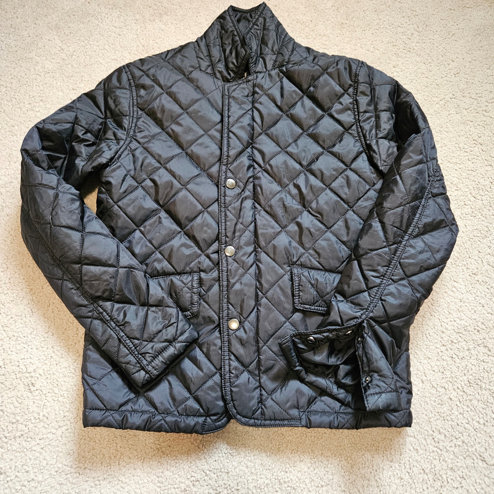 MICROS jacket quilted puffer black Small