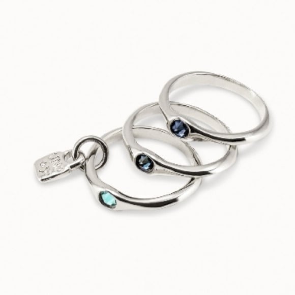 Uno de 50 Ring - Happy Blue ~ Size 7