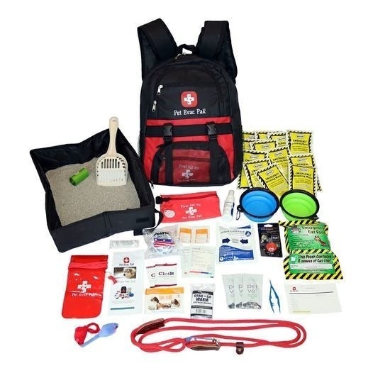 Cat Pet Evac Emergency Kit, Travel Backpack, Earthquake Kit