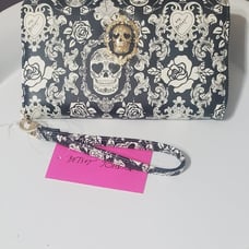Betsey Johnson Skull Wallet / Wristlet