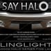 White LED Angel Eye Fog Lamp Driving Light w/ Switch & Harness for Ford F-150