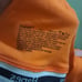 NWT • Hanes • Orange Cotton Bralette Sports Bra Large Logo Band Womens Halloween