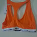 NWT • Hanes • Orange Cotton Bralette Sports Bra Large Logo Band Womens Halloween